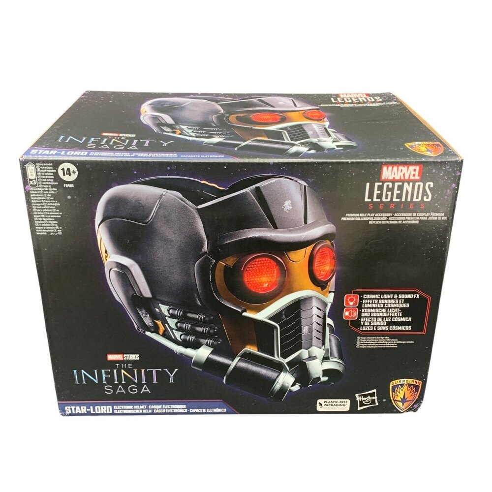 Marvel Legends Star-Lord Electronic Helmet With Light & Sound Effects Adjustable